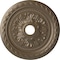 Ekena Millwork Palmetto Ceiling Medallion (Fits Canopies up to 3 5/8"), 23 5/8"OD x 3 5/8"ID x 1 5/8"P, Warm Silver CM23PMWSS - alternate 1